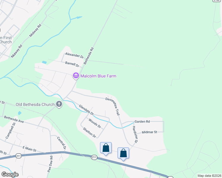 map of restaurants, bars, coffee shops, grocery stores, and more near 919 Devonshire Trail in Aberdeen