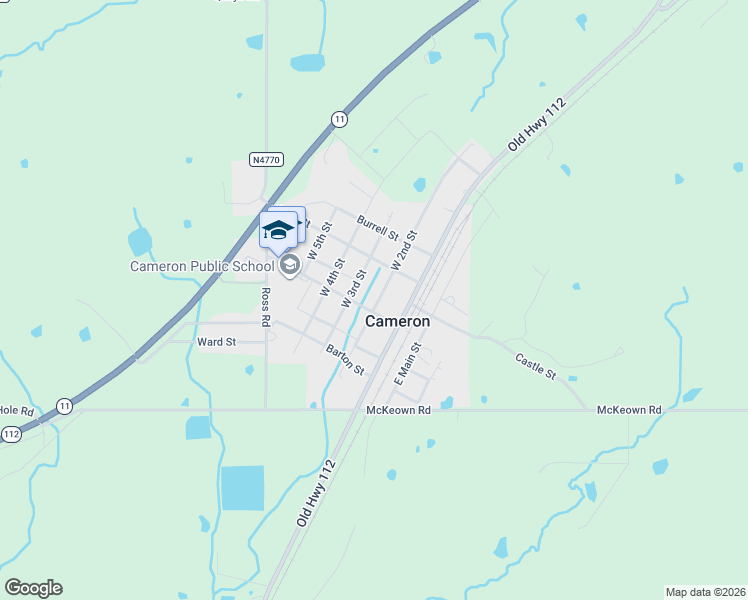 map of restaurants, bars, coffee shops, grocery stores, and more near 26741 West 2nd Street in Cameron