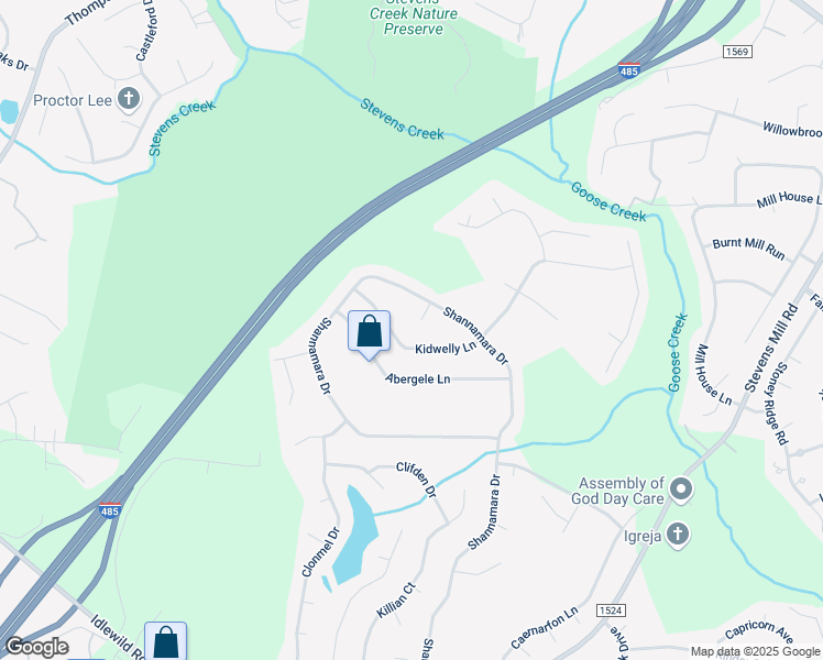 map of restaurants, bars, coffee shops, grocery stores, and more near 5416 Macroom Court in Matthews