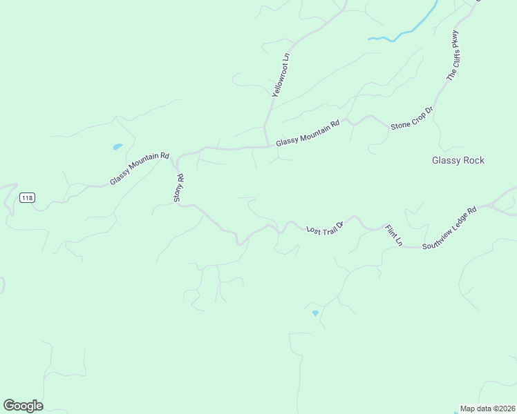 map of restaurants, bars, coffee shops, grocery stores, and more near 10 Spring Creek Tr in Landrum