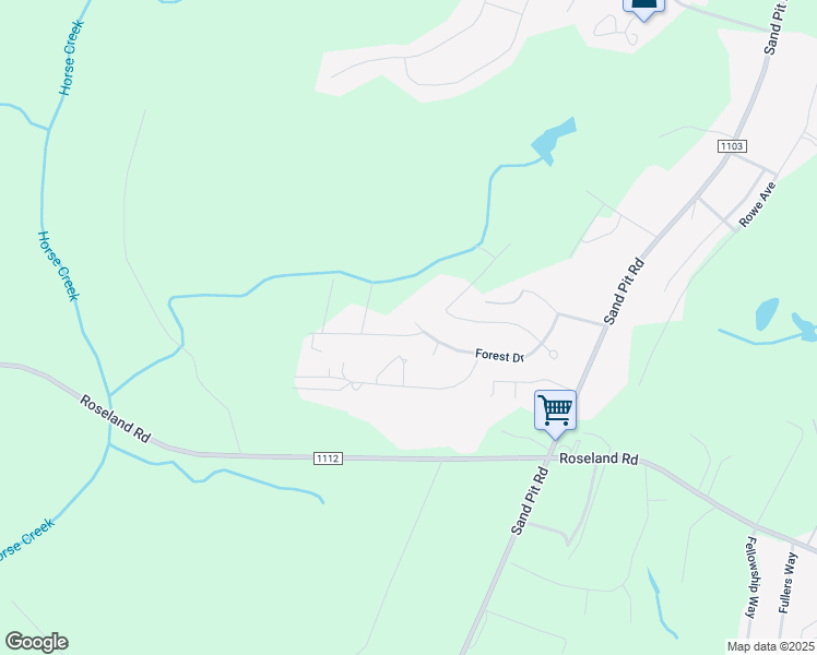 map of restaurants, bars, coffee shops, grocery stores, and more near 109 Deerwood Drive in Aberdeen