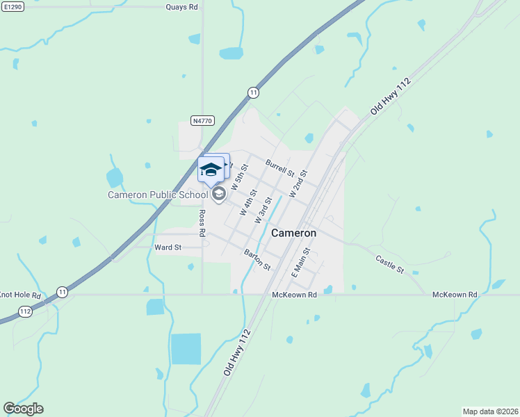 map of restaurants, bars, coffee shops, grocery stores, and more near 26741 West 2nd Street in Cameron