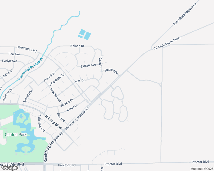 map of restaurants, bars, coffee shops, grocery stores, and more near 11030 Voltaire Way in California City