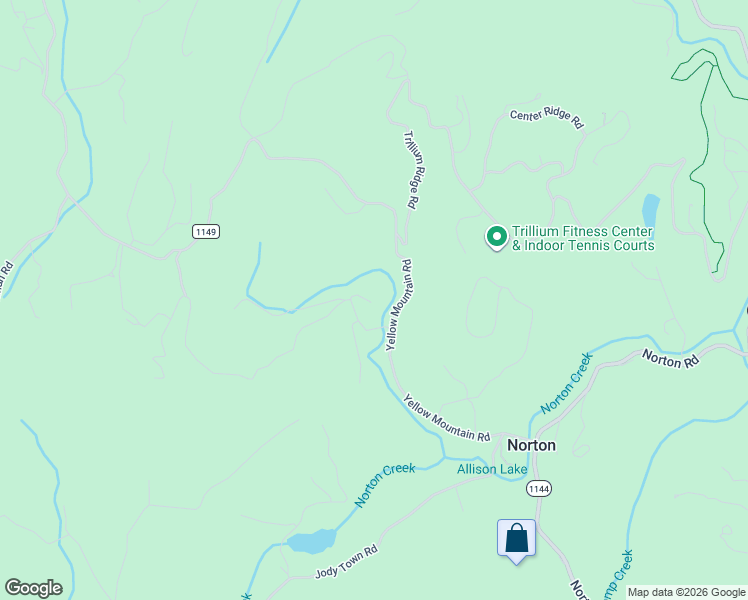 map of restaurants, bars, coffee shops, grocery stores, and more near 427 Yellow Mountain Road in Cullowhee