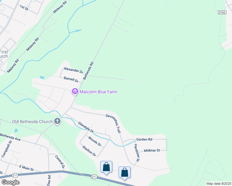 map of restaurants, bars, coffee shops, grocery stores, and more near 243 Rough Ridge Trail in Aberdeen