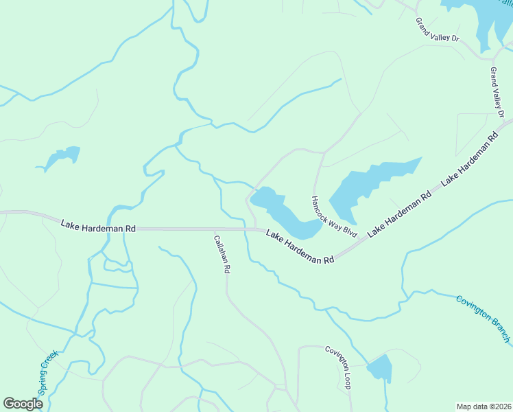 map of restaurants, bars, coffee shops, grocery stores, and more near 6195 Lake Hardeman Road in Saulsbury