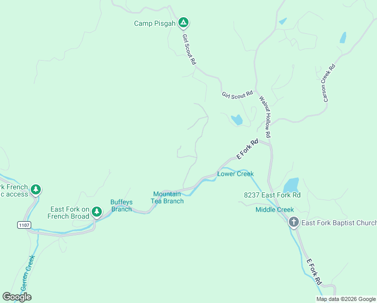 map of restaurants, bars, coffee shops, grocery stores, and more near 38 Renea Drive in Brevard