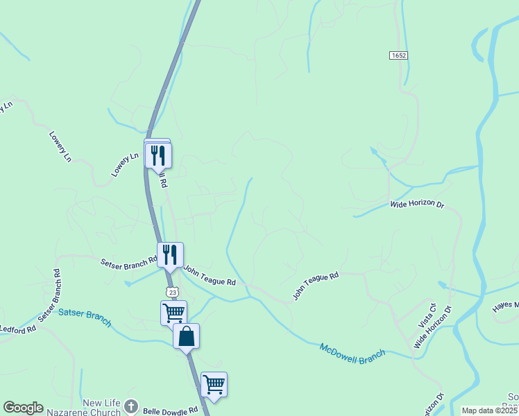 map of restaurants, bars, coffee shops, grocery stores, and more near 103 Bingham Road in Franklin