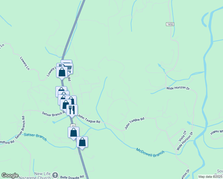 map of restaurants, bars, coffee shops, grocery stores, and more near 103 Bingham Road in Franklin