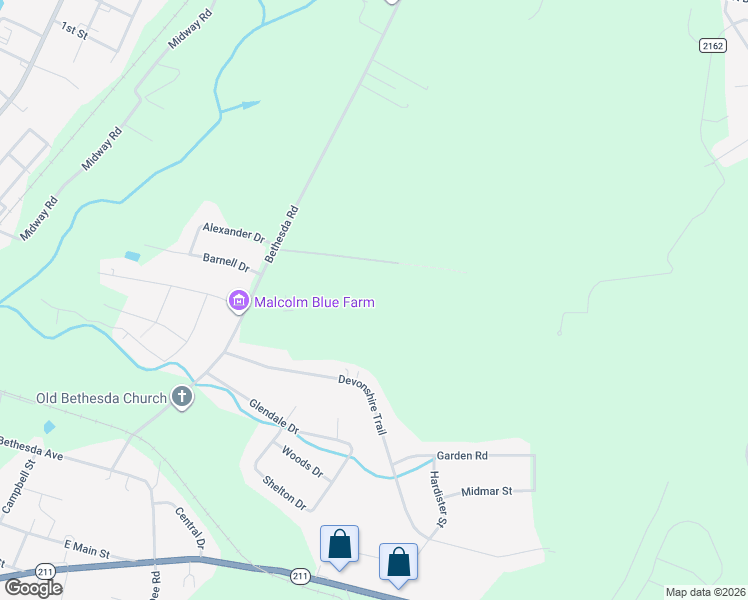 map of restaurants, bars, coffee shops, grocery stores, and more near 243 Rough Ridge Trail in Aberdeen