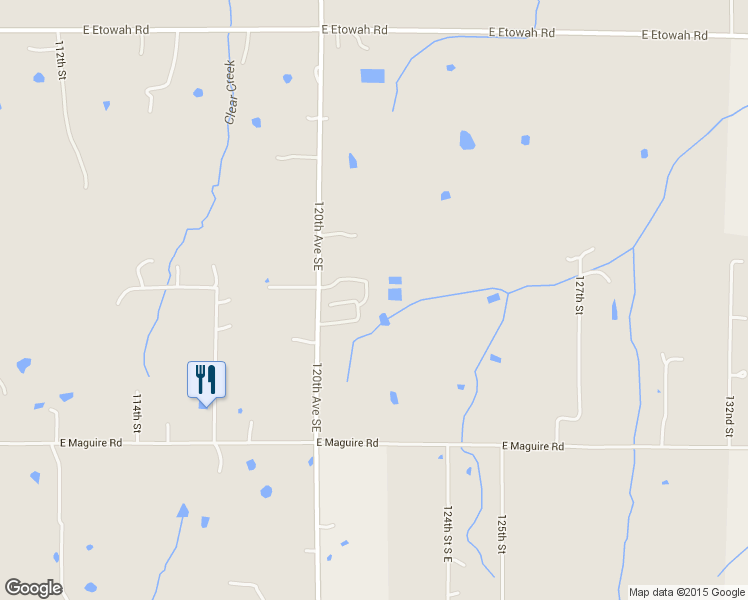 map of restaurants, bars, coffee shops, grocery stores, and more near 12140 Southridge in Noble