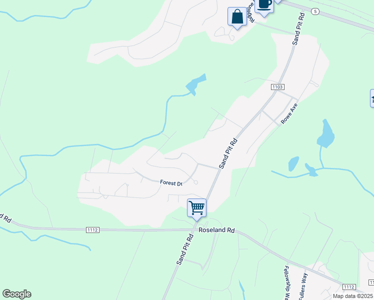map of restaurants, bars, coffee shops, grocery stores, and more near 132 Sherwood Drive in Aberdeen