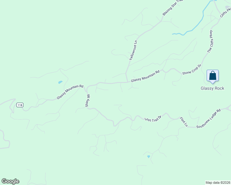 map of restaurants, bars, coffee shops, grocery stores, and more near 7860 Old State Road 118 in Landrum