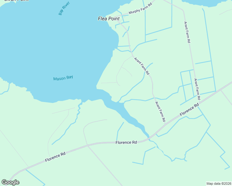map of restaurants, bars, coffee shops, grocery stores, and more near 296 Mason Bay Road in Merritt