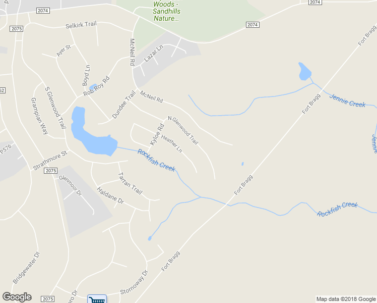 map of restaurants, bars, coffee shops, grocery stores, and more near 241 Heather Lane in Southern Pines