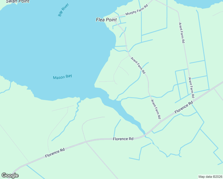 map of restaurants, bars, coffee shops, grocery stores, and more near 296 Mason Bay Road in Merritt