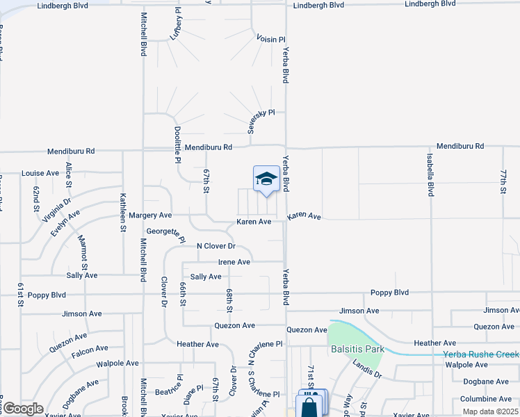map of restaurants, bars, coffee shops, grocery stores, and more near 21762 Saguaro Street in California City
