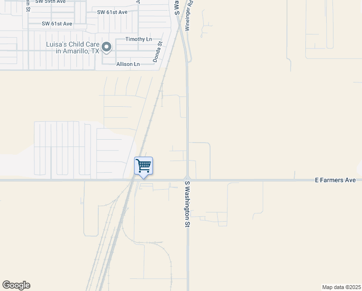 map of restaurants, bars, coffee shops, grocery stores, and more near 6460 Farm to Market Road 1541 in Amarillo