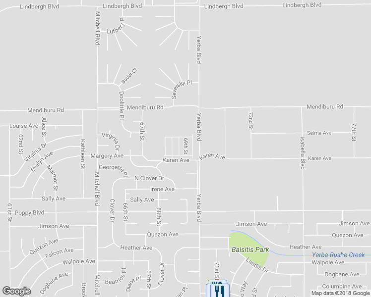 map of restaurants, bars, coffee shops, grocery stores, and more near 21779 69th Street in California City