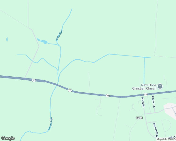 map of restaurants, bars, coffee shops, grocery stores, and more near 5349 North Carolina 55 in New Bern