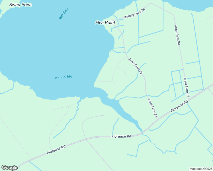 map of restaurants, bars, coffee shops, grocery stores, and more near 296 Mason Bay Road in Merritt