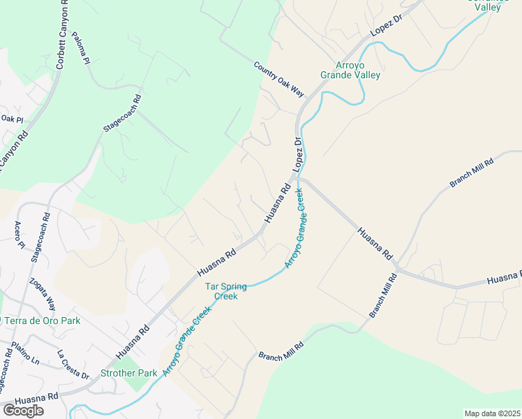 map of restaurants, bars, coffee shops, grocery stores, and more near 115 Shelby Way in Arroyo Grande