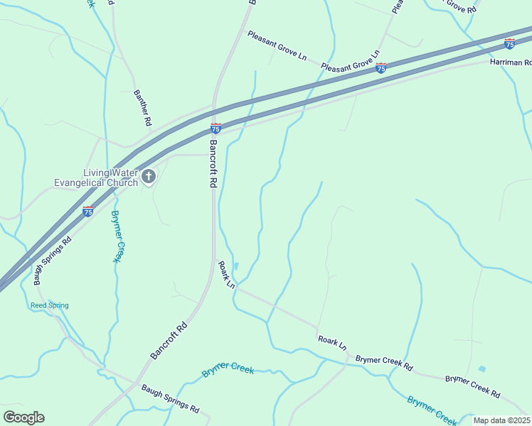 map of restaurants, bars, coffee shops, grocery stores, and more near 384 Roark Lane in McDonald