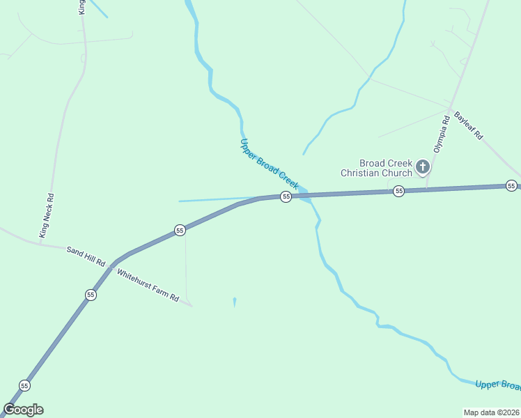 map of restaurants, bars, coffee shops, grocery stores, and more near 1410 East Nc 55 Highway in New Bern