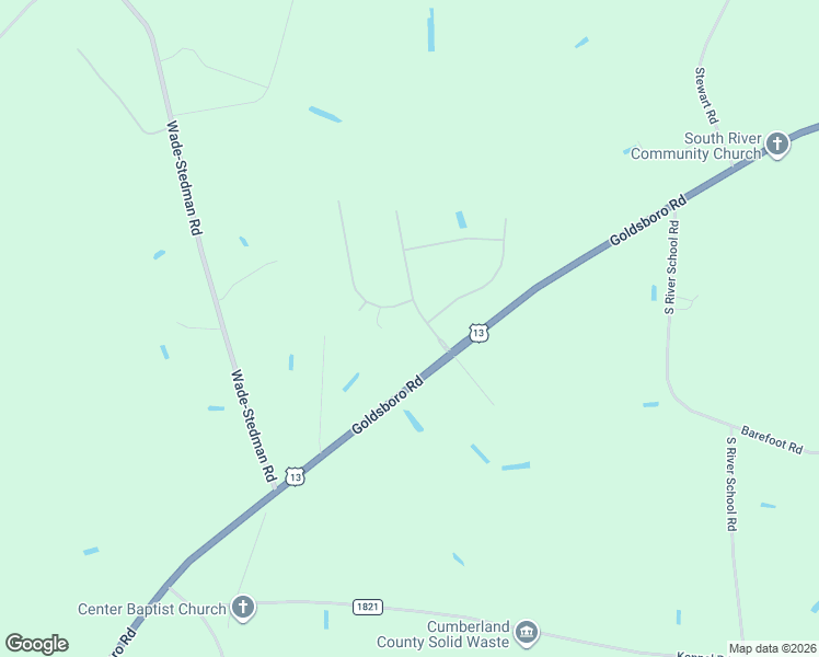 map of restaurants, bars, coffee shops, grocery stores, and more near 6015 Goldsboro Road in Wade