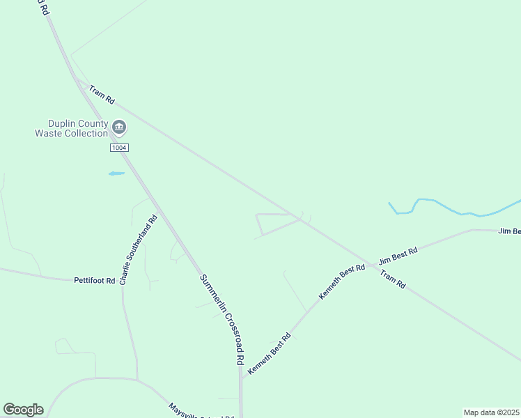 map of restaurants, bars, coffee shops, grocery stores, and more near 308 Tram Road in Mount Olive