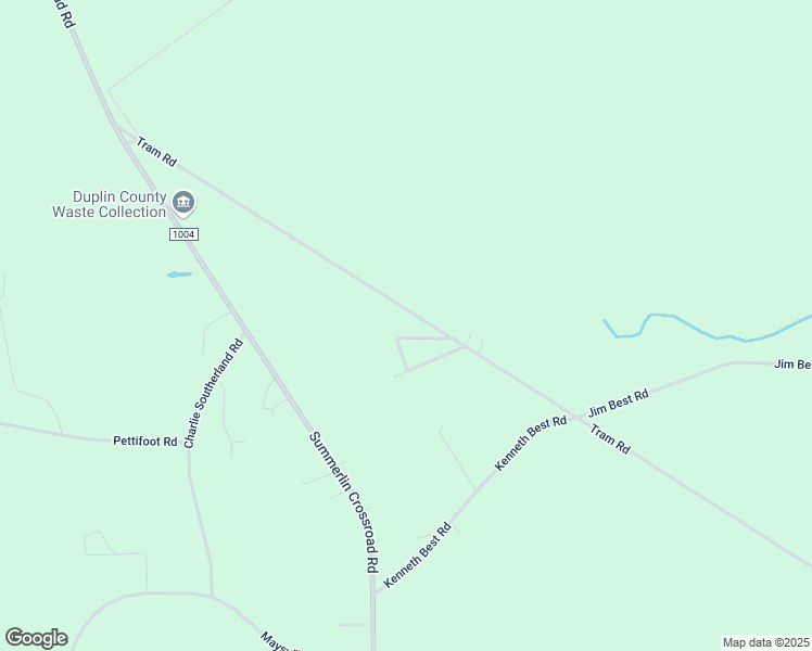 map of restaurants, bars, coffee shops, grocery stores, and more near 308 Tram Road in Mount Olive