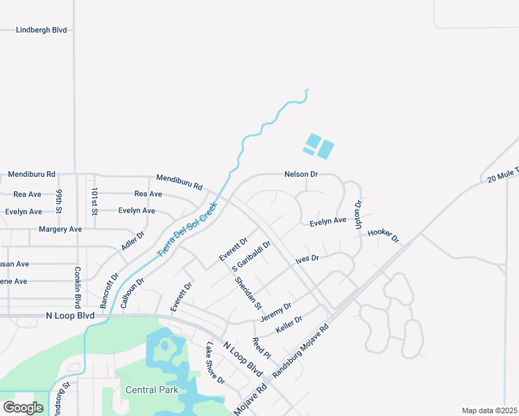 map of restaurants, bars, coffee shops, grocery stores, and more near Mendiburu Road in California City