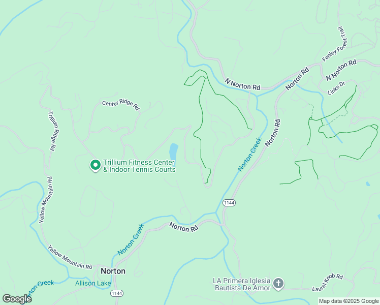 map of restaurants, bars, coffee shops, grocery stores, and more near 5 Trillium Ridge Road in Cashiers