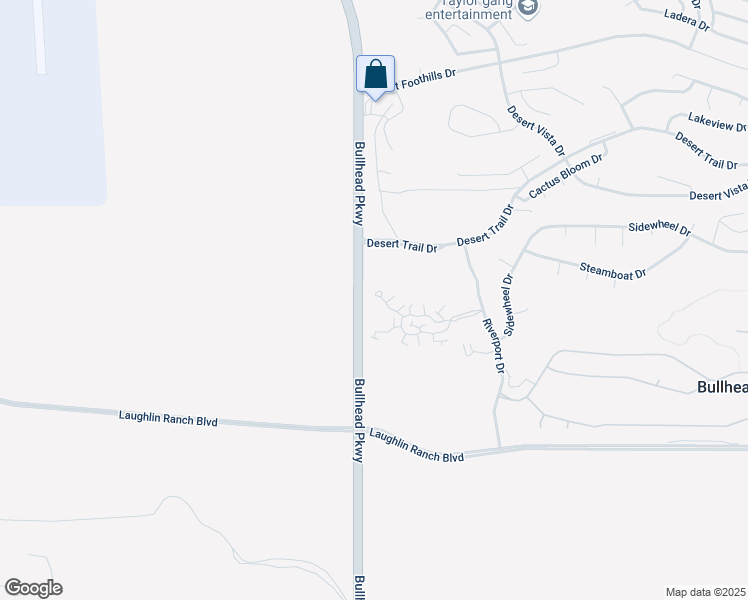 map of restaurants, bars, coffee shops, grocery stores, and more near 1322 Sternwheel in Bullhead City
