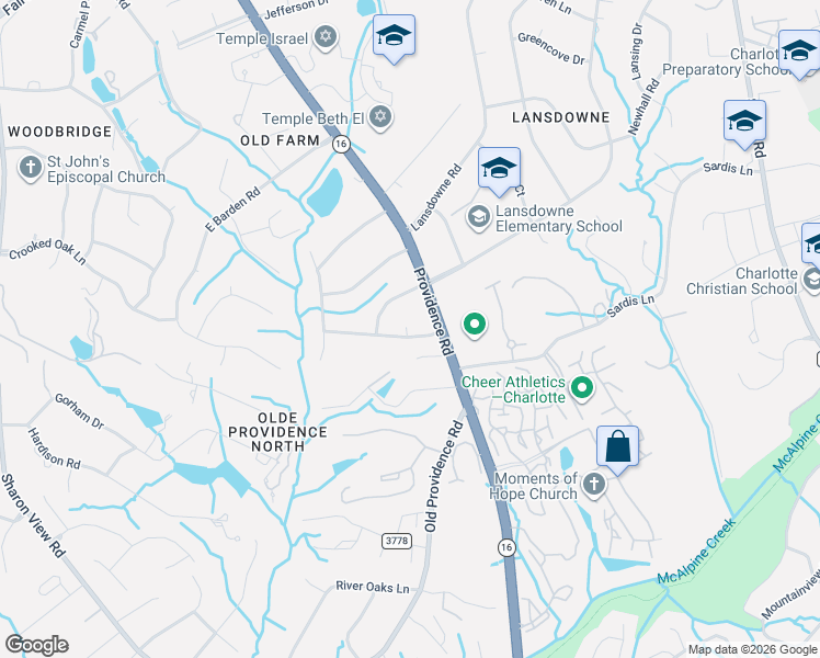 map of restaurants, bars, coffee shops, grocery stores, and more near 1124 Turnbridge Road in Charlotte