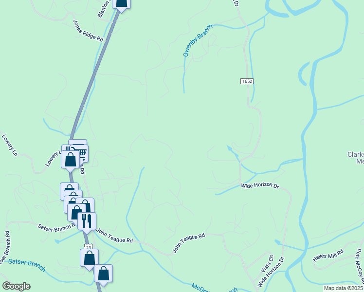 map of restaurants, bars, coffee shops, grocery stores, and more near 255 Knoll Drive in Franklin