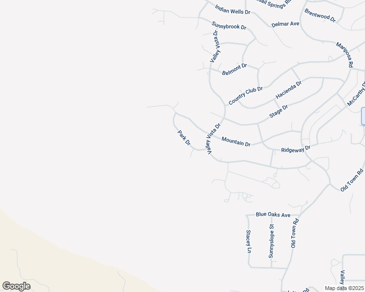 map of restaurants, bars, coffee shops, grocery stores, and more near 22005 Park Drive in Tehachapi