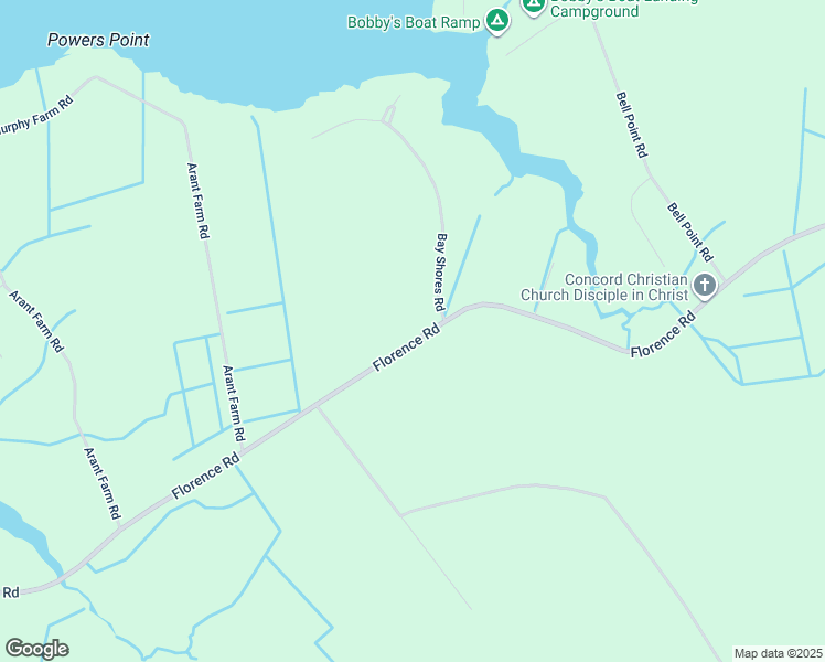 map of restaurants, bars, coffee shops, grocery stores, and more near 4013 Florence Road in Merritt
