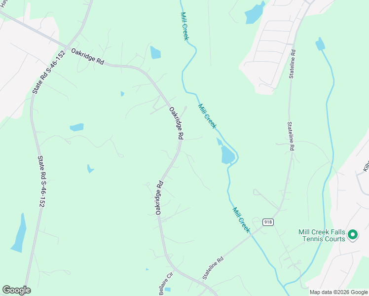 map of restaurants, bars, coffee shops, grocery stores, and more near 6261 Oakridge Road in Clover