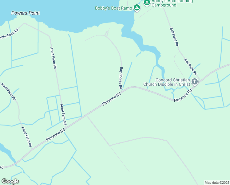 map of restaurants, bars, coffee shops, grocery stores, and more near 4013 Florence Road in Merritt