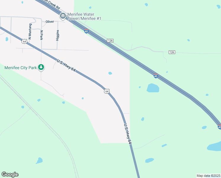 map of restaurants, bars, coffee shops, grocery stores, and more near 4109 U.S. 64 in Plumerville