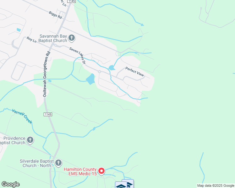 map of restaurants, bars, coffee shops, grocery stores, and more near 8436 Deer Run Circle in Ooltewah