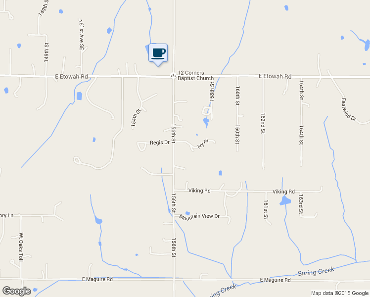 map of restaurants, bars, coffee shops, grocery stores, and more near 15701 Ivy Place in Noble
