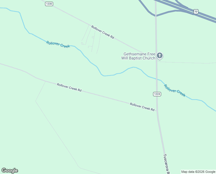 map of restaurants, bars, coffee shops, grocery stores, and more near 2003 Rollover Creek Road in New Bern