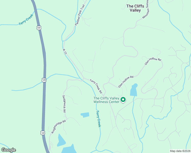 map of restaurants, bars, coffee shops, grocery stores, and more near 120 Ridge Runner Way in Travelers Rest