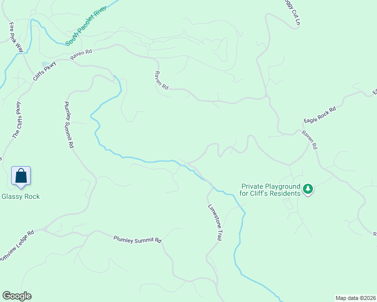 map of restaurants, bars, coffee shops, grocery stores, and more near 3 High Rock Ridge Drive in Landrum