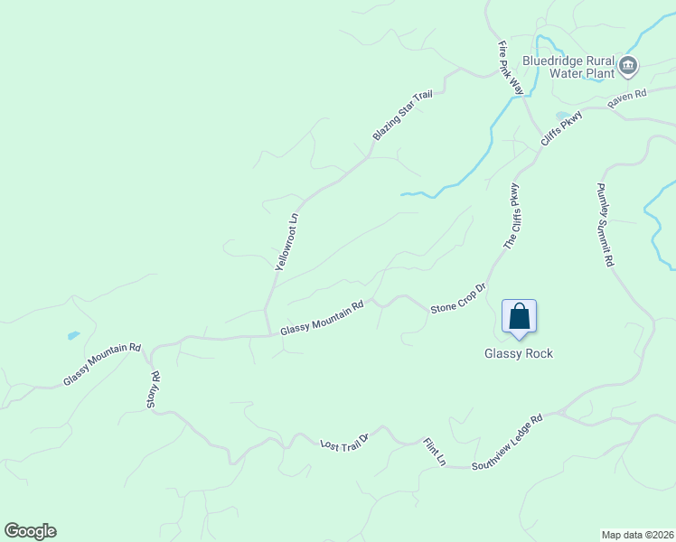 map of restaurants, bars, coffee shops, grocery stores, and more near 50 Snap Dragon Way in Landrum