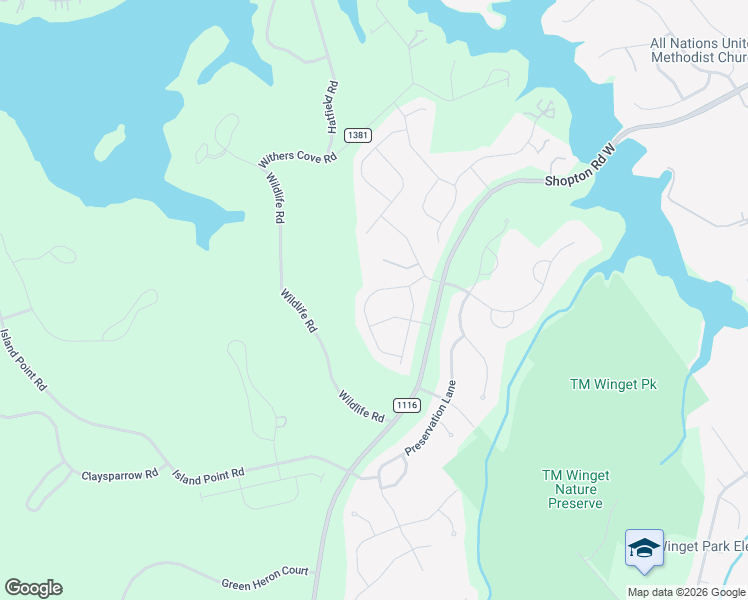 map of restaurants, bars, coffee shops, grocery stores, and more near 12717 Rusty Blackbird Way in Charlotte