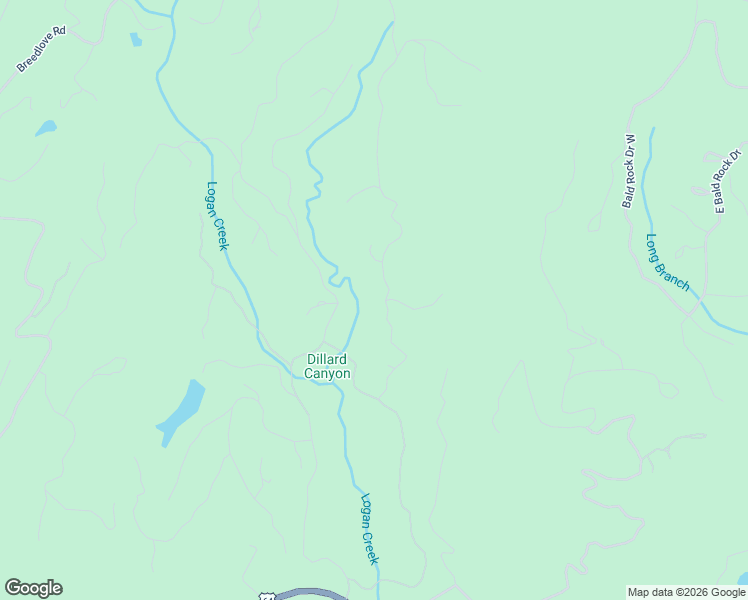 map of restaurants, bars, coffee shops, grocery stores, and more near 23 Lonesome Valley Road in Sapphire