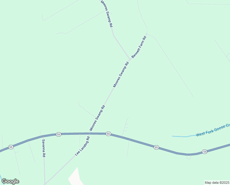map of restaurants, bars, coffee shops, grocery stores, and more near 378 Moores Swamp Road in New Bern
